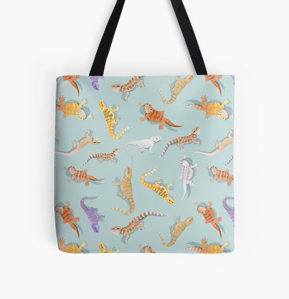 Item preview, Bearded Dragon Blue Scatter Pattern designed and sold by Stormslegacy.