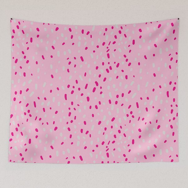 Item preview, Bright Pink Colorful Confetti Pattern designed and sold by Zerasu.
