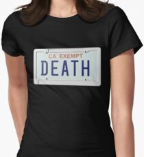 Government Plates by Death Grips Women's Fitted T-Shirt