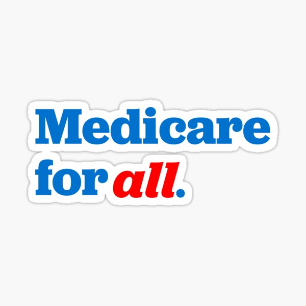 Vista previa del artículo con la obra «Medicare para todos ahora», diseñado y vendido por FemaleBernieBro.