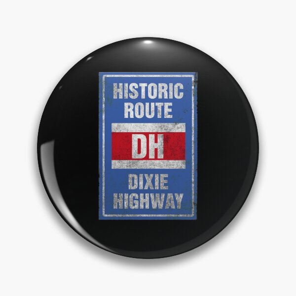 Item preview, Dixie Highway Historic Route Vintage Retro State Road Sign designed and sold by SpookshowDesign.