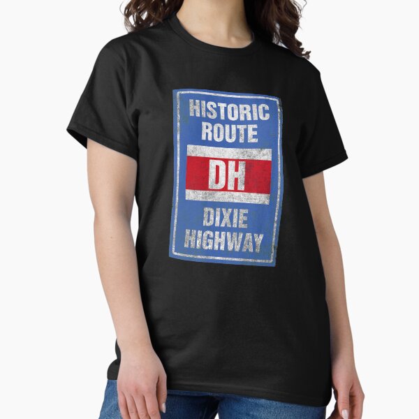 Item preview, Dixie Highway Historic Route Vintage Retro State Road Sign designed and sold by SpookshowDesign.