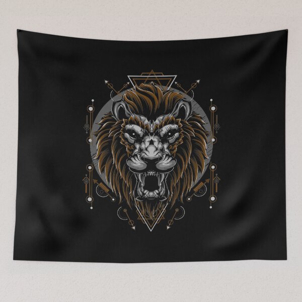 Item preview, Lion / Urban Streetwear / Silver Lion designed and sold by RedBoyShop.