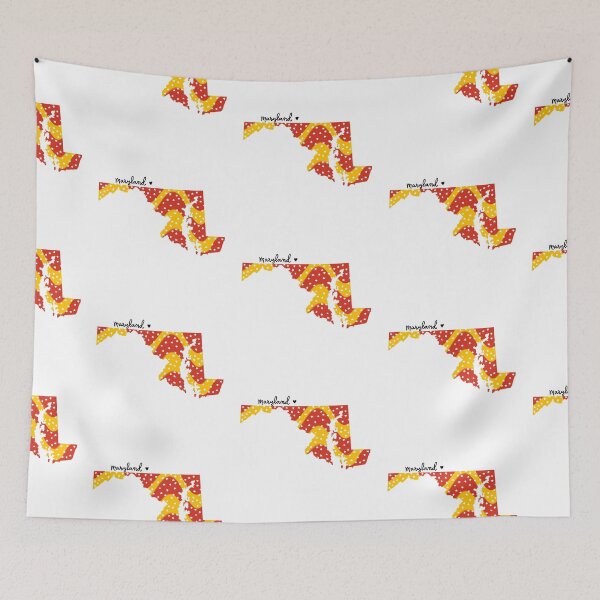 Item preview, Estado de Maryland con estrellas blancas designed and sold by Shelby MacAnanny.