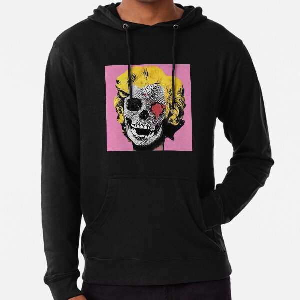 Andy warhol silver online skull hoodie