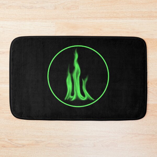 Item preview, Circular Flame - Green Fire designed and sold by SMilllar.