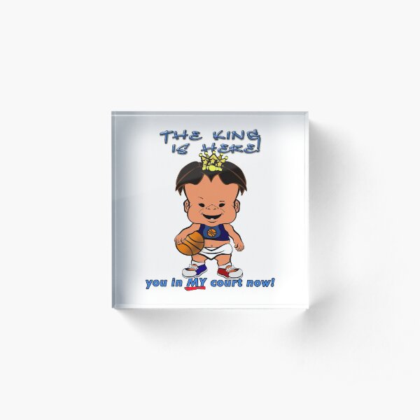 PBTEEZ RB0541 The king is here! boy 2 Acrylic Block