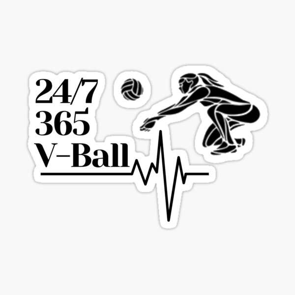 "Volleyball Dig Digital Design" Sticker for Sale by 9359633 Redbubble