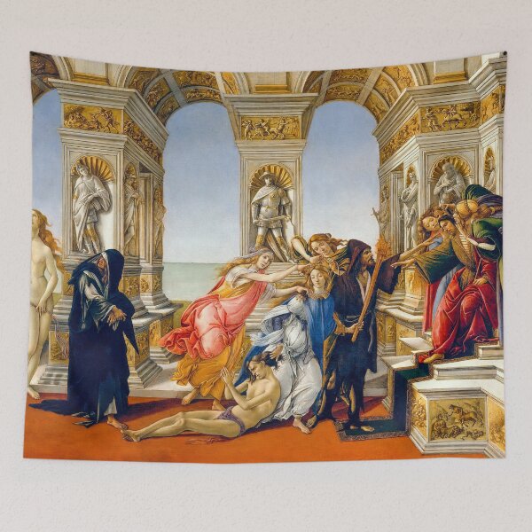 Item preview, Calumny of Apelles, 1494–95, with "Truth" at left.  designed and sold by George Arakelov.
