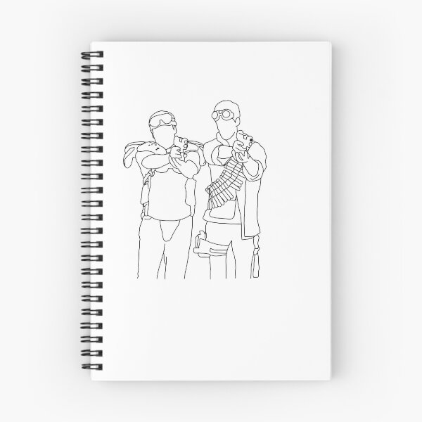 Item preview, Troy and Abed Playing Paintball (In the toon of Troy and Abed in the morning) designed and sold by Antoni H.