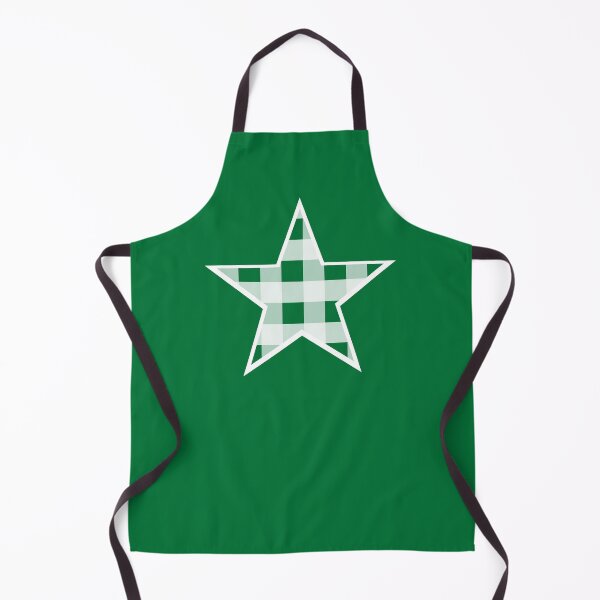 Item preview, Forest Green and White Buffalo Plaid Star designed and sold by Bumblefuzzies.