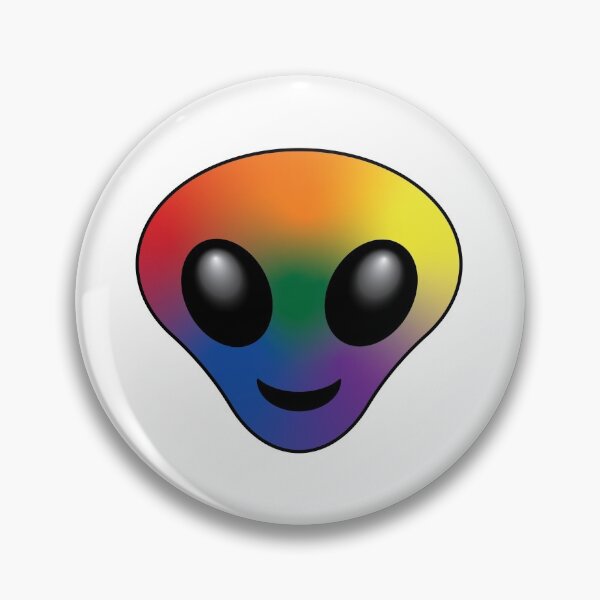 Item preview, Rainbow Alien Head designed and sold by KeeksDesigns.