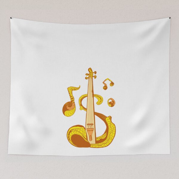 Item preview, String T-ShirtYellow and Orange String Violin T-Shirt designed and sold by YamaKasu.