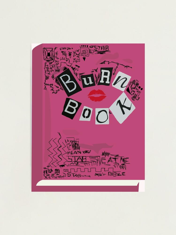 Burn Book - Blank Sketchbook (Inspired by Mean Girls)