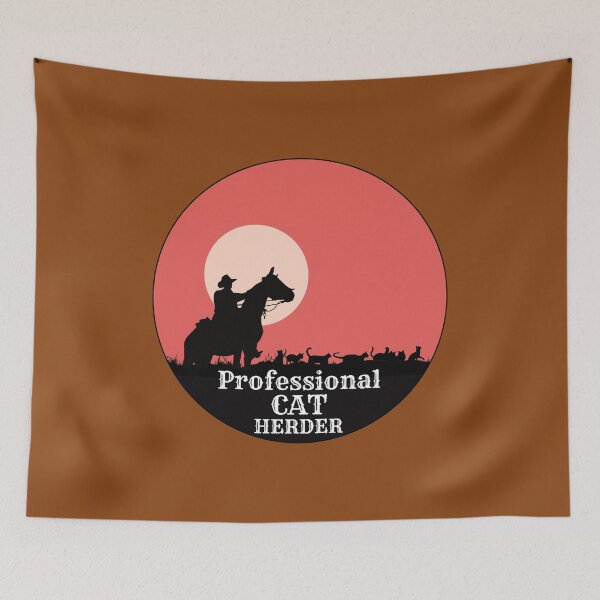Item preview, Professional Cat Herder designed and sold by AdventurePrints.
