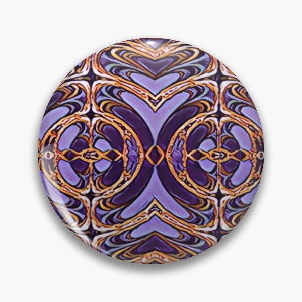 Item preview, Stained Glass textile 2 purple designed and sold by NolaJere.