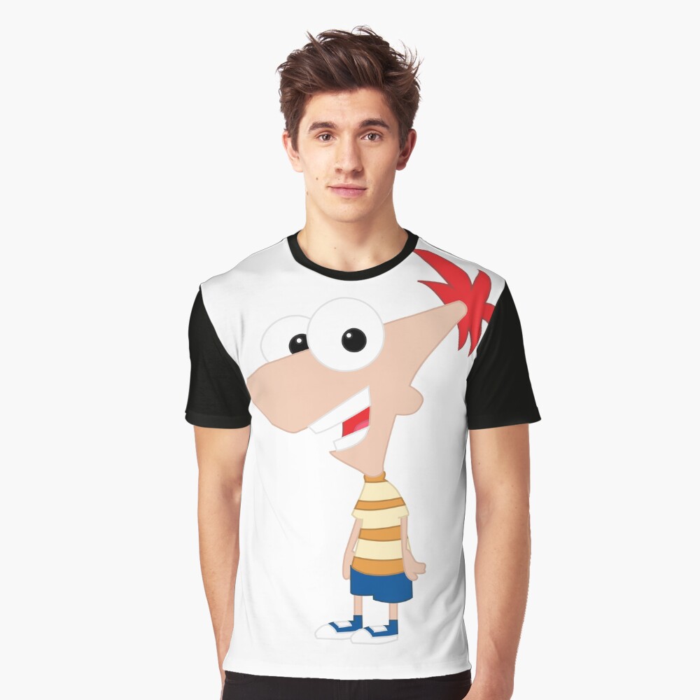 Phineas and ferb w outlines Classic T-Shirt