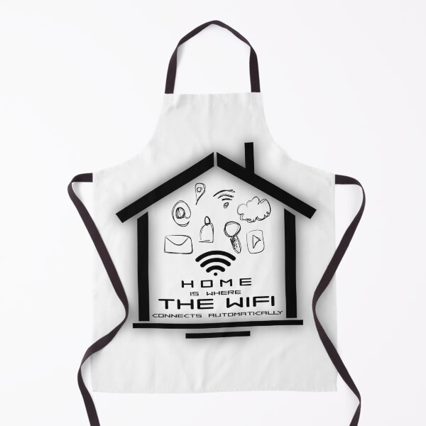 Item preview, home is where the wifi connects automatically designed and sold by mahmoudoops.