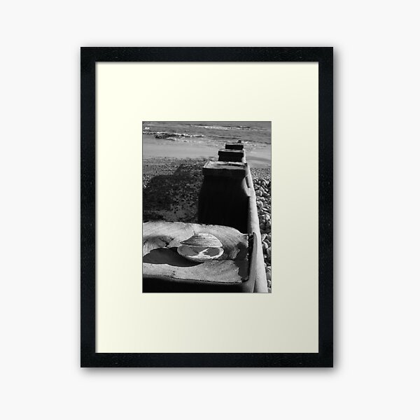Bexhill, Empty Shell Framed Art Print