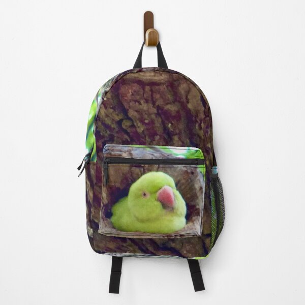 Item preview, Rose Ring Parrot peeks out from its nest designed and sold by Mickangelhere.