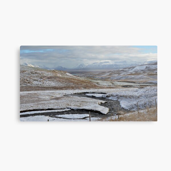 Alpine View, West Iceland Metal Print