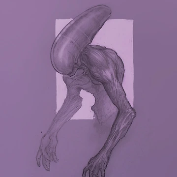 Artwork thumbnail, Alien by Rhuven