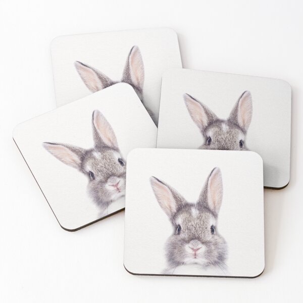 Item preview, Bunny, Baby Rabbit, Baby Animals Art Print by Synplus designed and sold by synplus.