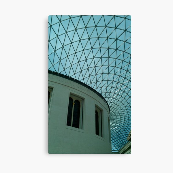 British Museum, Glass Roof Canvas Print