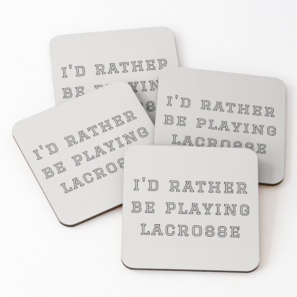 Item preview, I'd Rather Be Playing Lacrosse designed and sold by thedailymomfeed.