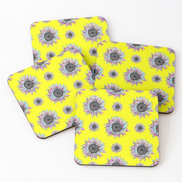 Item preview, Tie Dye Colorful Sunflowers Pattern - Yellow designed and sold by MysticMagpie.