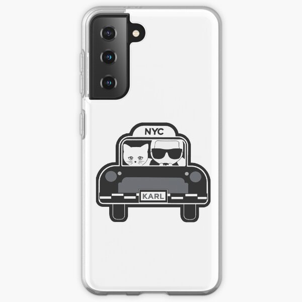 Karl Lagerfeld and Choupette car - édition 2020 Coque souple Samsung Galaxy