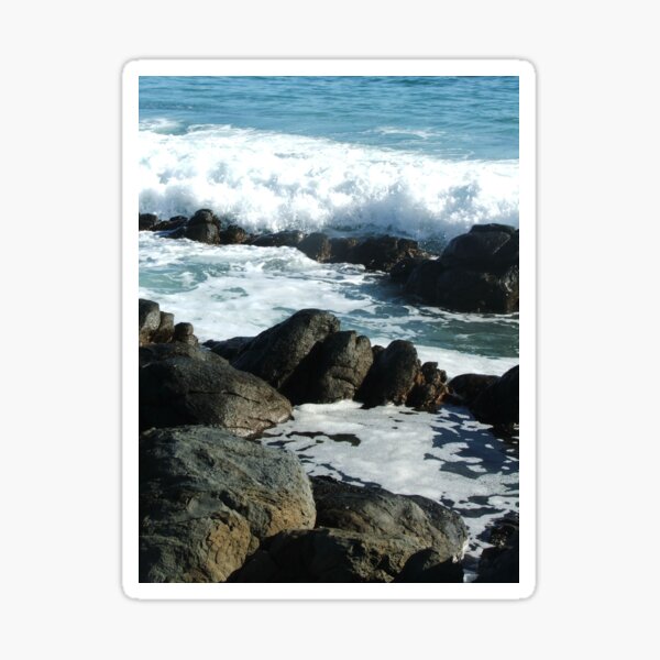 Item preview, Waves and Rocks by Avril Thomas - photography designed and sold by AvrilThomasart.