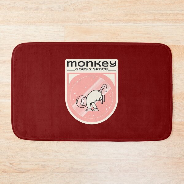 Item preview, Monkey goes to Space Funny Illustration  designed and sold by d1mology.