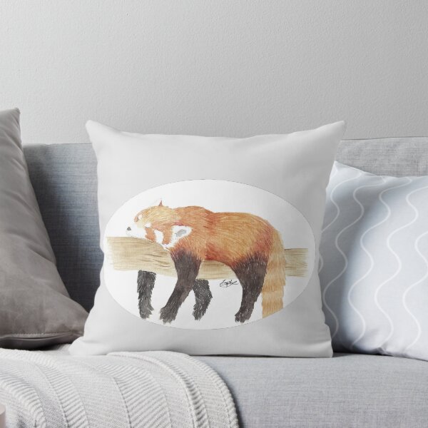 Item preview, Sleeping Red Panda designed and sold by ElyWatercolor.