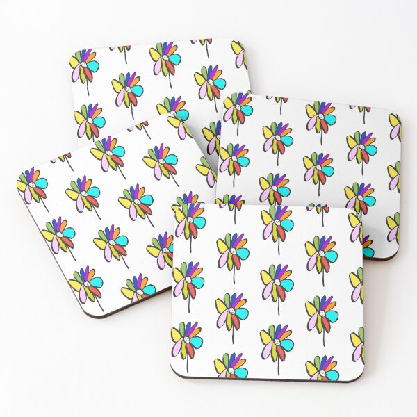 Item preview, Smiley Colourful Flower designed and sold by DomGDesign.