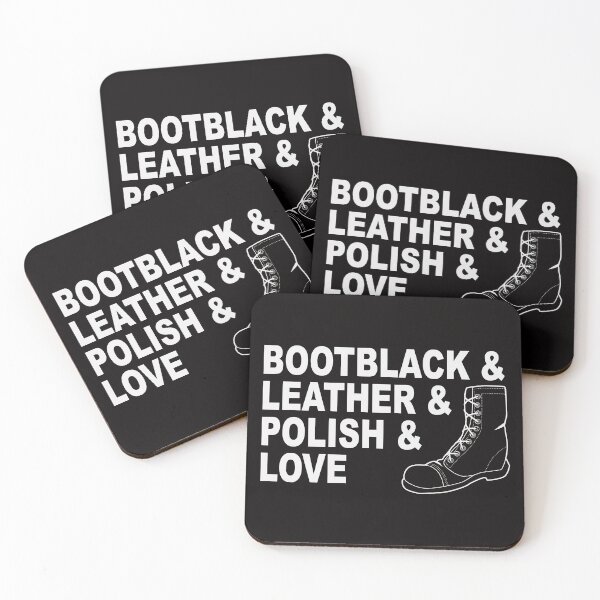 Item preview, Bootblack And (Leather Care Design) designed and sold by adrenalize.
