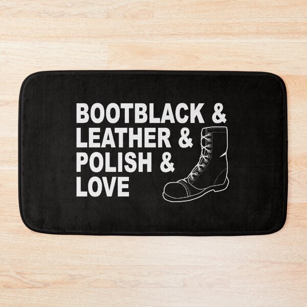 Item preview, Bootblack And (Leather Care Design) designed and sold by adrenalize.