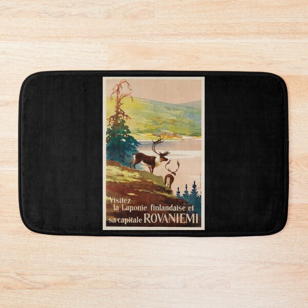 Item preview, Rovaniemi retro poster designed and sold by CorasPosters.