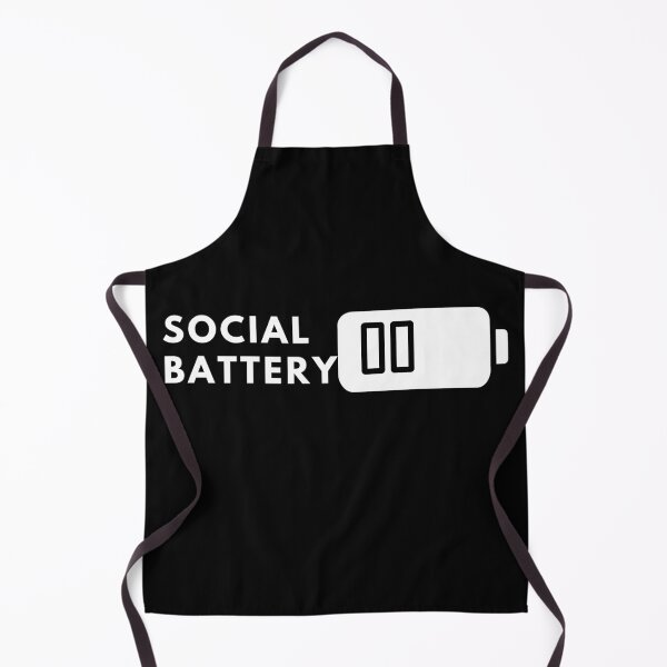 Item preview, Low On Social Battery designed and sold by CreativeText.
