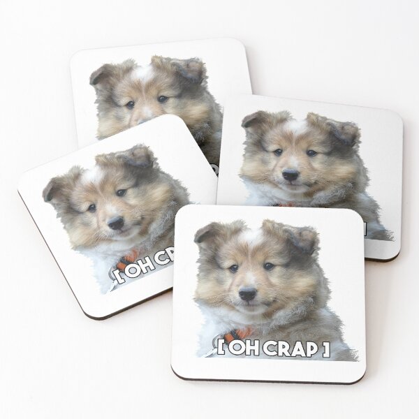 Item preview, Cute Dog - OH Crap designed and sold by BazingaYeeet.