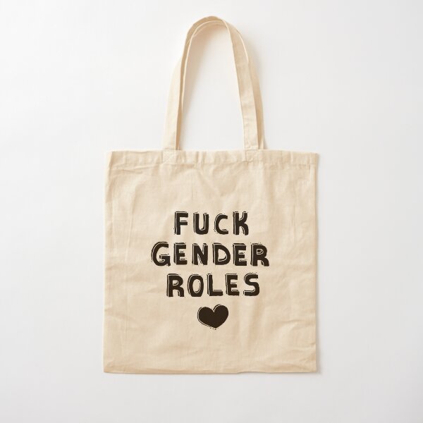 Gender Roles Bolsa de algodón
