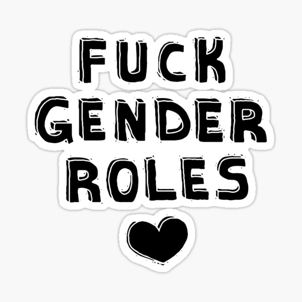 Gender Roles Pegatina