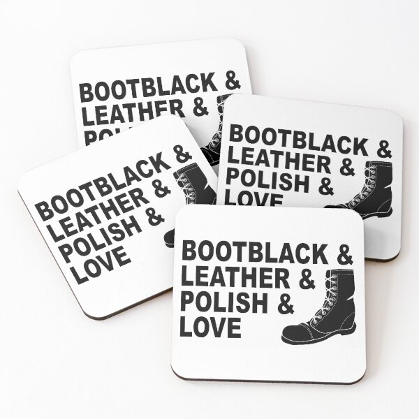 Item preview, Bootblack And (Leather Care Design) designed and sold by adrenalize.