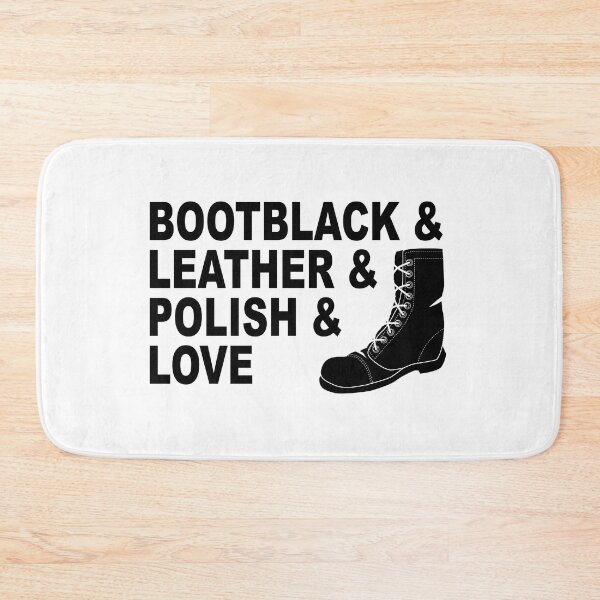 Item preview, Bootblack And (Leather Care Design) designed and sold by adrenalize.