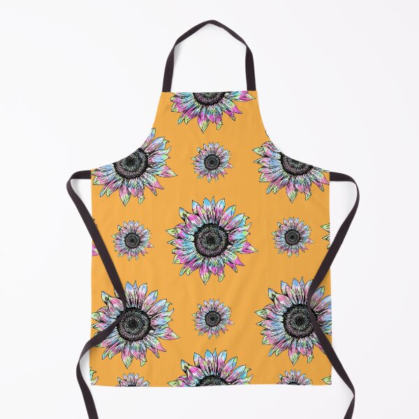 Item preview, Tie Dye Colorful Sunflowers Pattern - Pastel Orange designed and sold by MysticMagpie.