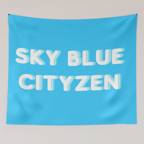 Item preview, The Sky Blue Cityzen from Manchester designed and sold by Herllyn.