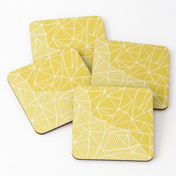 Item preview, Abstract Half and Half 45 Yellow designed and sold by ProjectM.
