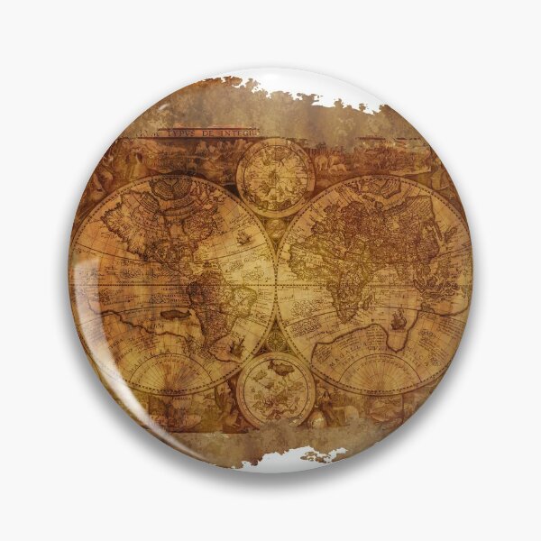 Item preview, Beautiful Antique World Map designed and sold by nerdchild.