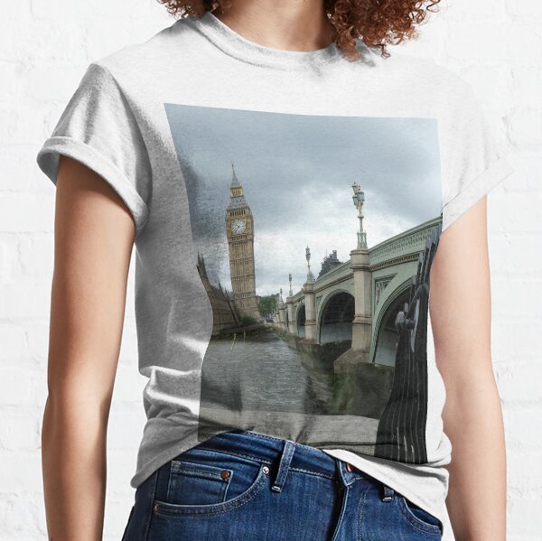 Big Ben across the Thames Classic T-Shirt