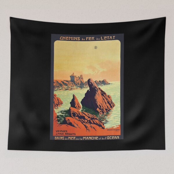 Item preview, Etat Manche retro poster designed and sold by CorasPosters.